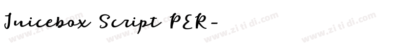 Juicebox Script PER字体转换